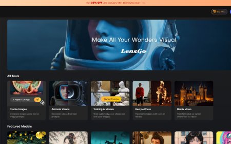 LensGo: Crie Imagens e Vídeos com Inteligência Artificial Gratuitamente