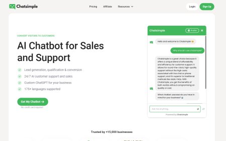 ChatSimple AI: Converta Visitantes em Clientes