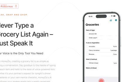 HoneyDo - A Aplicação de Lista de Compras para iOS Impulsionada por Whisper e GPT-4