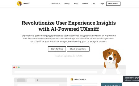 Revolucione a Experiência do Utilizador com o UXsniff, Impulsionado por Inteligência Artificial