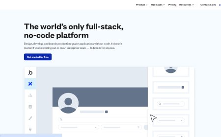 Bubble: Launch Your Own AI-Enabled App Without Code