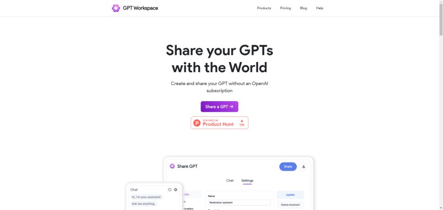 GPT Workspace: Crie e Compartilhe suas Experiências com GPT sem Necessidade de Assinatura OpenAI