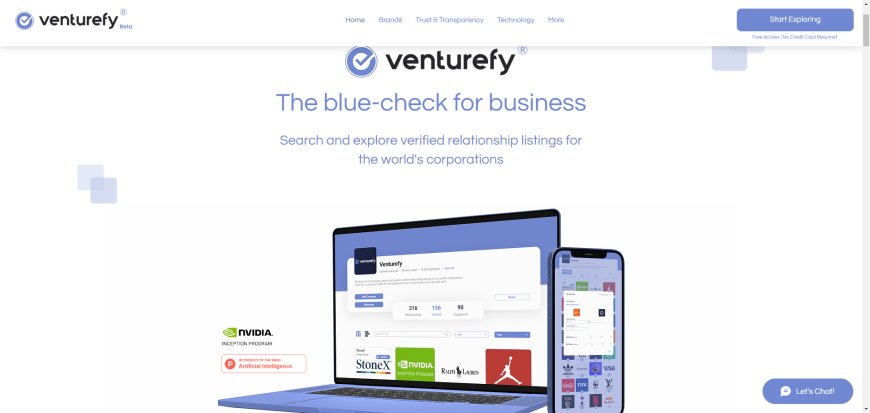 Venturefy: Tool for Corporate Proof Verification and Building Trust with Customers